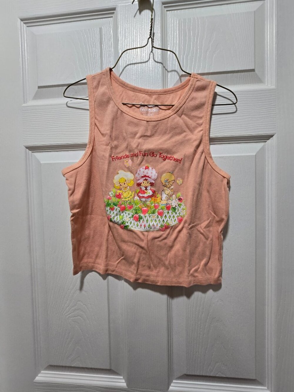 Strawberry Shortcake Tank Top Crop Friends Large